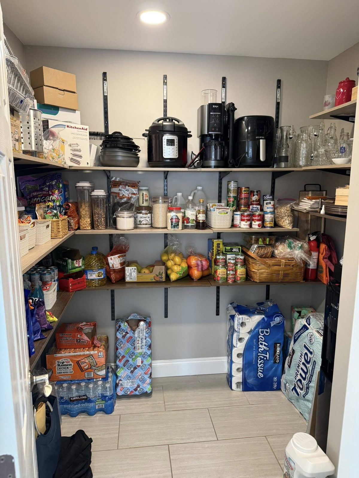 Pantry overhaul after