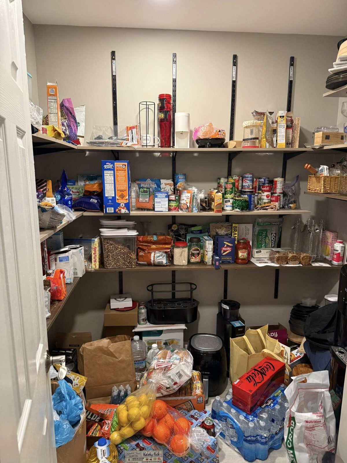 Pantry overhaul before