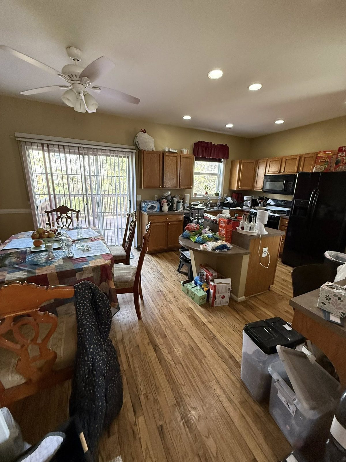 Kitchen reset before