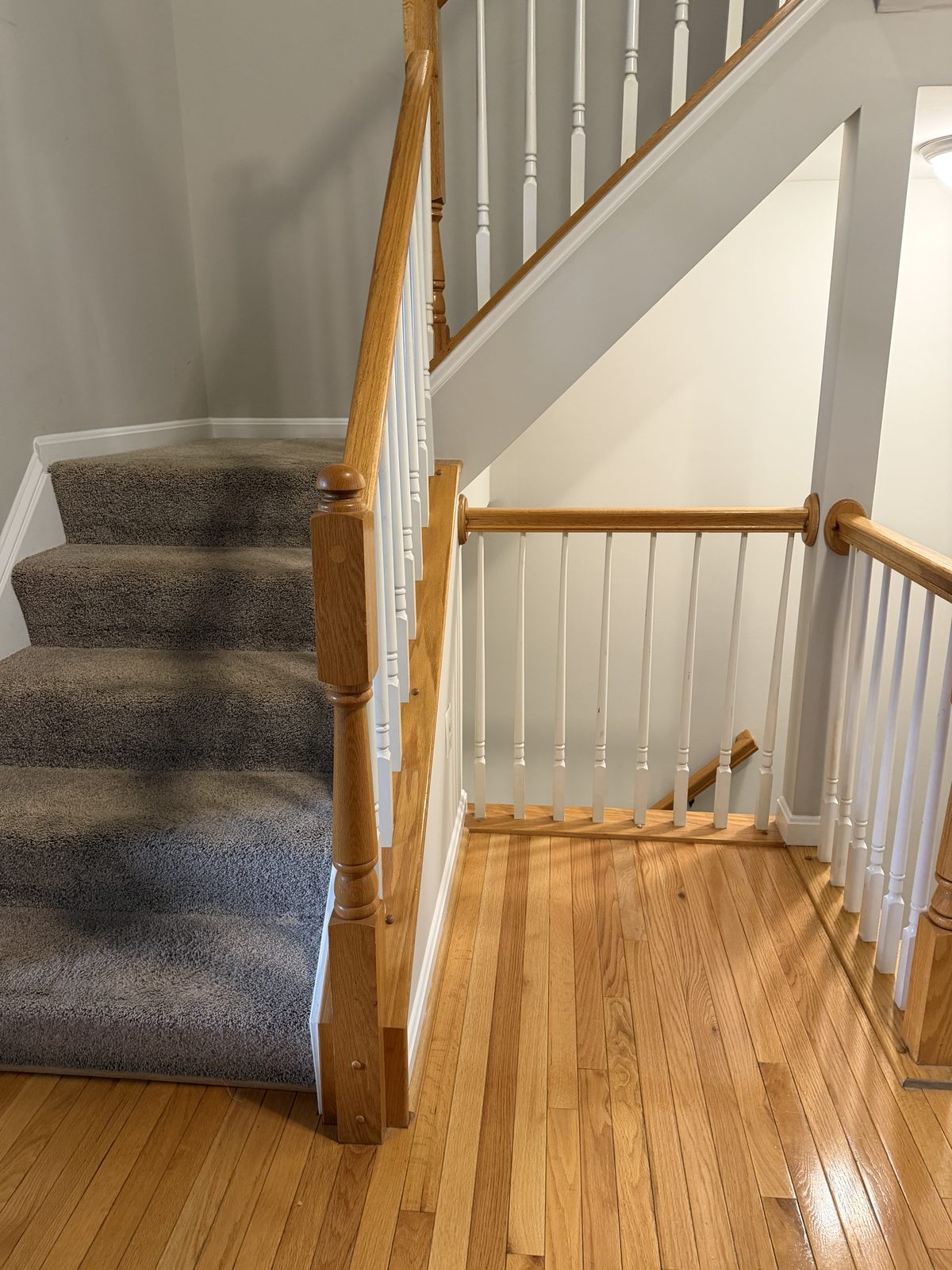 Stairs and entry after